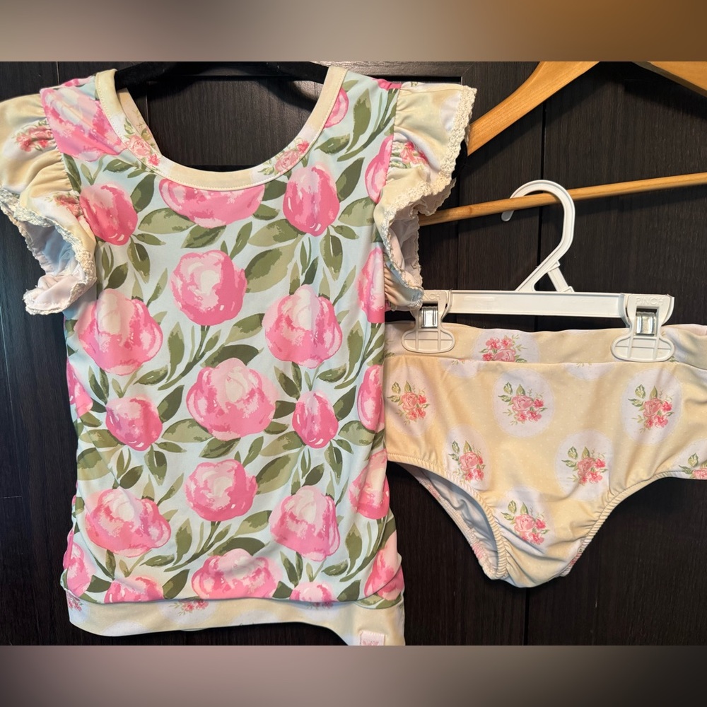 SweetHoney 8y swim top with tie back SEE DETAILS